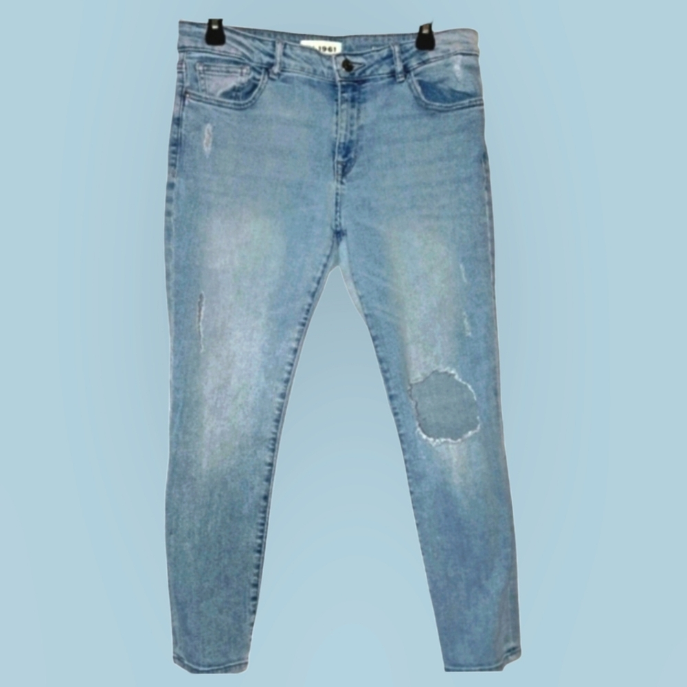 DL1961 Women's Florence Cropped Skinny Jeans, Clifton, 30